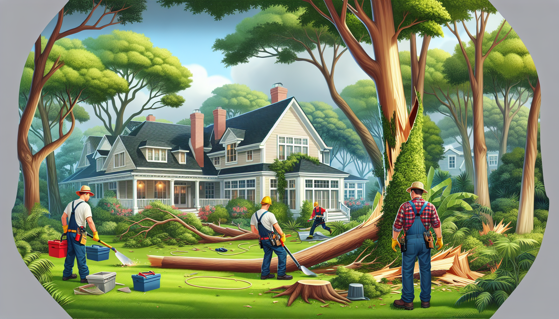 Emergency tree services can save your home